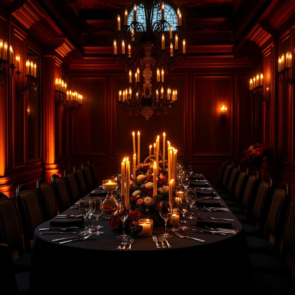Private gala tablescape
